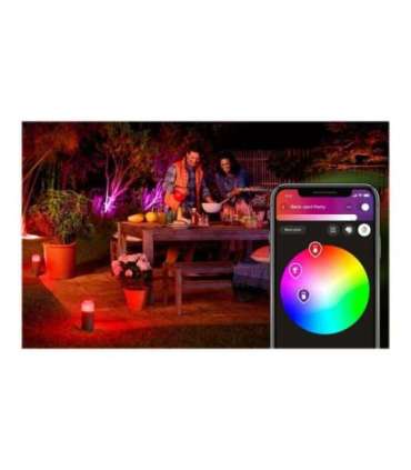 Philips Hue WCA Calla Outdoor Bollard, Black 8 W 2000-6500 Hue White Colour Ambiance