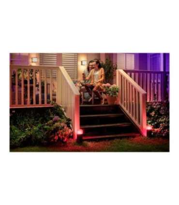Philips Hue WCA Calla Outdoor Bollard, Black 8 W 2000-6500 Hue White Colour Ambiance