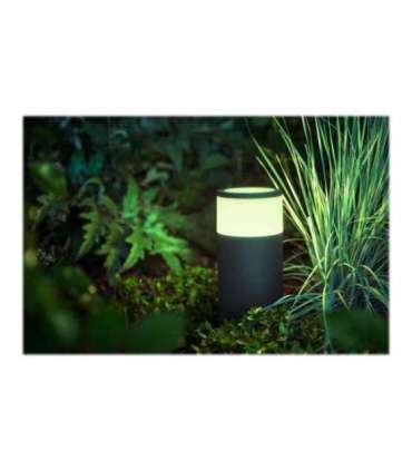Philips Hue WCA Calla Outdoor Bollard, Black 8 W 2000-6500 Hue White Colour Ambiance
