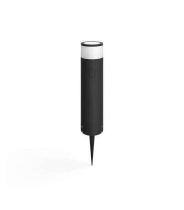 Philips Hue WCA Calla Outdoor Large Bollard, Black 8 W 2000-6500 Hue White Colour Ambiance