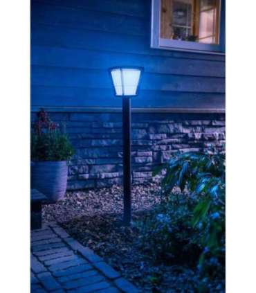 Philips Hue WCA Econic Outdoor Post Lantern 15 W 2000-6500 Hue White Color Ambiance