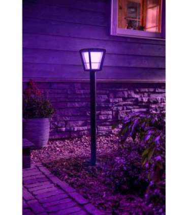 Philips Hue WCA Econic Outdoor Post Lantern 15 W 2000-6500 Hue White Color Ambiance