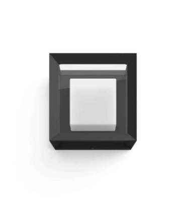 Philips Hue WCA Econic Outdoor Square Wall Lantern 15 W 2000-6500 Hue White Colour Ambiance
