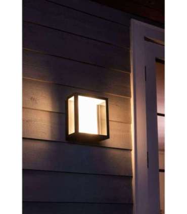 Philips Hue WCA Impress Outdoor Wall Large Lantern 8 W 2000-6500 Hue White Colour Ambiance