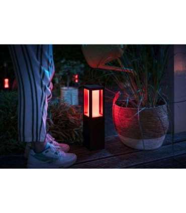 Philips Hue WCA Impress Outdoor Pedestal Lantern 8 W 2000-6500 Hue White Colour Ambiance