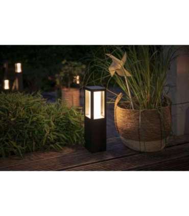 Philips Hue WCA Impress Outdoor Pedestal Lantern 8 W 2000-6500 Hue White Colour Ambiance