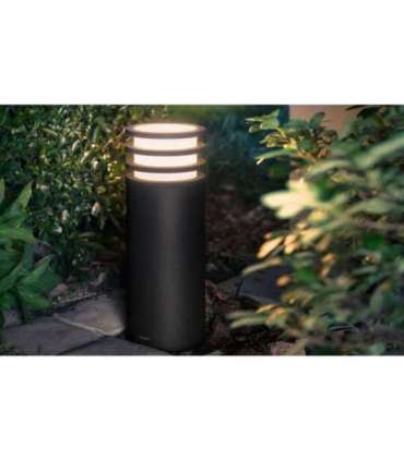 Philips Hue Lucca Outdoor Pedestal Lantern E27 9 W Warm white