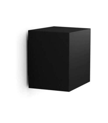 Philips Hue WCA Resonate Outdoor Downward Wall Lantern, Black 8 W 2000-6500 Hue White Colour Ambiance