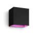Philips Hue WCA Resonate Outdoor Downward Wall Lantern, Black 8 W 2000-6500 Hue White Colour Ambiance