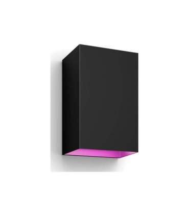 Philips Hue WCA Resonate Outdoor Wall Lantern, Black 8 W 2000-6500 Hue White Colour Ambiance