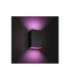 Philips Hue WCA Resonate Outdoor Wall Lantern, Black 8 W 2000-6500 Hue White Colour Ambiance