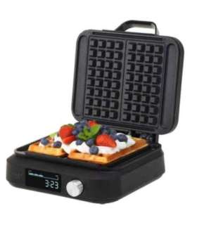 Adler Waffle Maker with LED Display AD 3087 2200 W Number of pastry 2 Belgium Black