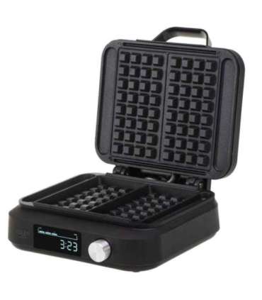 Adler Waffle Maker with LED Display AD 3087 2200 W Number of pastry 2 Belgium Black