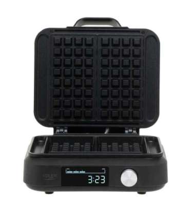 Adler Waffle Maker with LED Display AD 3087 2200 W Number of pastry 2 Belgium Black
