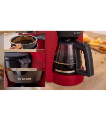 Bosch Coffee Maker TKA2M114 MyMoment Drip 1200 W Red