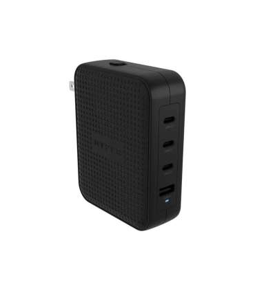 Hyper HyperJuice 145W USB-C GaN Travel Charger with 4 Ports - Black Hyper