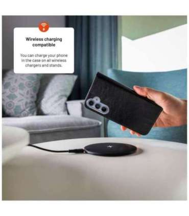 Fixed Opus Book Case Xiaomi 15 Leather Black