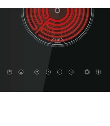 CATA Hob TD 3002 BK Vitroceramic Number of burners/cooking zones 2 Touch Timer Black