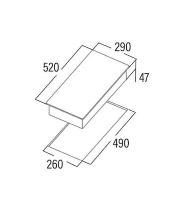 CATA Hob TD 3002 BK Vitroceramic Number of burners/cooking zones 2 Touch Timer Black