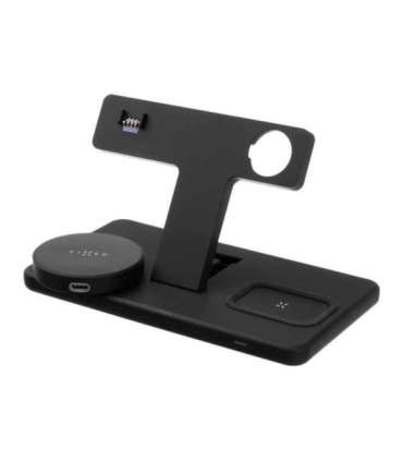 Fixed MagPowerstation 3-in-1 wireless charging stand with MagSafe mount support FIXMPOS-BK