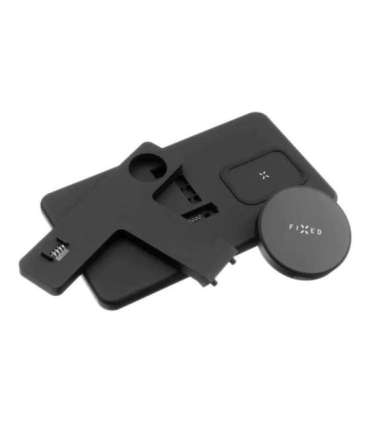 Fixed MagPowerstation 3-in-1 wireless charging stand with MagSafe mount support FIXMPOS-BK