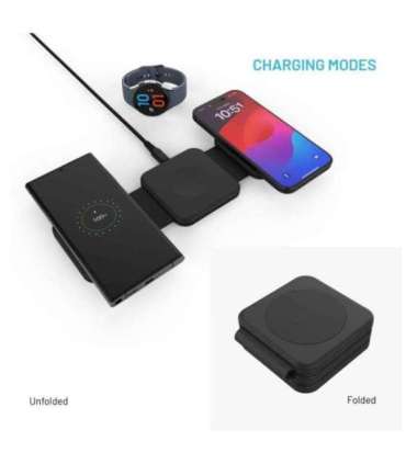Fixed Wireless Foldable Charger 3in1 Flex for Samsung FIXFLE-SA-BK