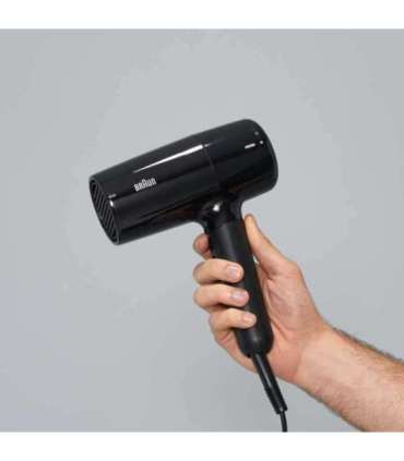 Braun Hair dryer BRHD225E 2200 W Number of temperature settings 3 Ionic function Diffuser nozzle Black
