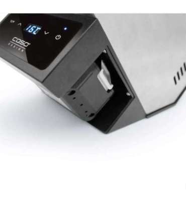 Caso Wine Cooler WineCase Deluxe Inox Bottles capacity 1 Black/Silver