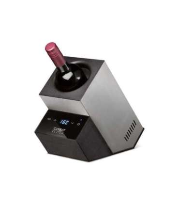 Caso Wine Cooler WineCase Deluxe Inox Bottles capacity 1 Black/Silver