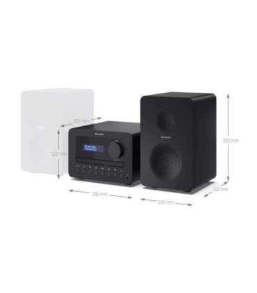 Sharp TOKYO FM Hi-Fi Micro System XL-B514(BK) AUX in Bluetooth CD player FM radio