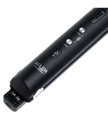 Adler Cordless Hair Straightener AD 2327 Ceramic heating system Display LED Temperature (min) 160 °C |