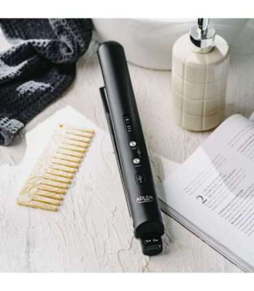 Adler Cordless Hair Straightener AD 2327 Ceramic heating system Display LED Temperature (min) 160 °C |