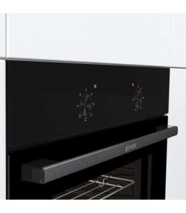 Gorenje Oven BO6615E01B 60 L Electric EnamelClean Push pull buttons Height 59.5 cm Width 59.5 cm Black