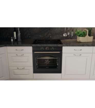 Gorenje Oven BOS67372CLB 77 L Electric AquaClean Mechanical control Steam function Height 59.5 cm Width