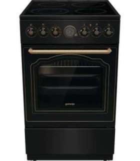 Gorenje Cooker GECS5B70CLB Hob type Vitroceramic Oven type Electric Black Width 50 cm Depth 59.4 cm 70 L