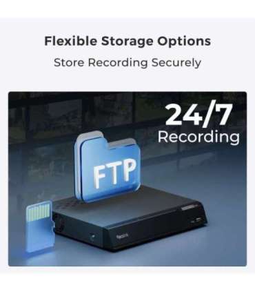 Reolink 4K PoE IK10 Camera with 5X Optical Zoom P437 Dome 8 MP 2.7-13.5mm IP67 H.265 Micro SD, Max. 256