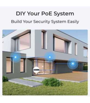 Reolink 4K PoE IK10 Camera with 5X Optical Zoom P437 Dome 8 MP 2.7-13.5mm IP67 H.265 Micro SD, Max. 256