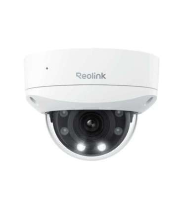 Reolink 4K PoE IK10 Camera with 5X Optical Zoom P437 Dome 8 MP 2.7-13.5mm IP67 H.265 Micro SD, Max. 256