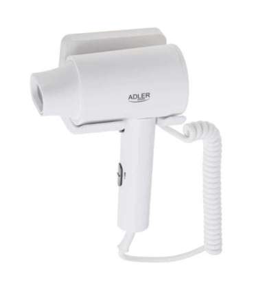Adler Wall-Mount Hair Dryer AD 2285 2000 W Number of temperature settings 3 White