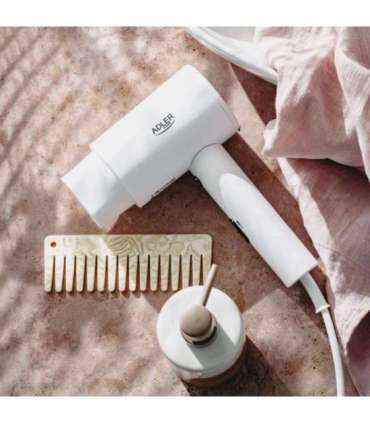 Adler Wall-Mount Hair Dryer AD 2285 2000 W Number of temperature settings 3 White