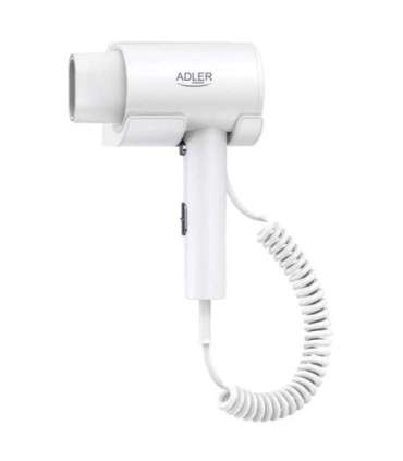 Adler Wall-Mount Hair Dryer AD 2285 2000 W Number of temperature settings 3 White