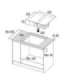 CATA Hob with Hood IAS 6024 Induction 59 cm Number of burners/cooking zones 4 Black Slider