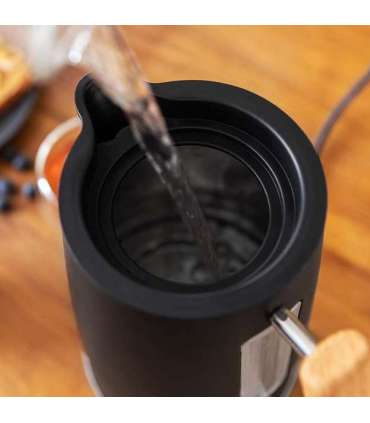Cecotec Kettle ThermoSense 400 Electric 3000 W 1.7 L Stainless steel/BPA 360° rotational base Black Woody