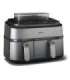 Philips Dual Basket Airfryer NA555/00 5000 series Power 2750 W Capacity 9 L RapidAir Plus Silver