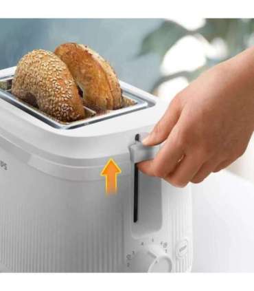 Philips Toaster HD2511/00 3000 Series Number of slots 2 Housing material Metal White