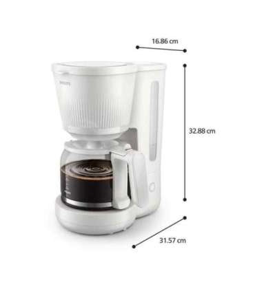 Philips Filtered Coffee Maker HD7411/00 3000 series Drip 915-1080 W White