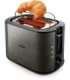 Philips Toaster HD2651/80 Viva Collection Power 1050 W Number of slots 2 Housing material Metal Black