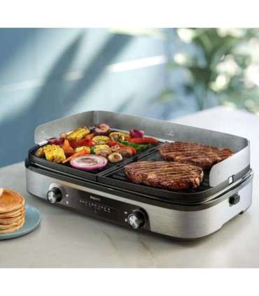 Philips HD6222/90 Table Grill, Black/Stainless Steel