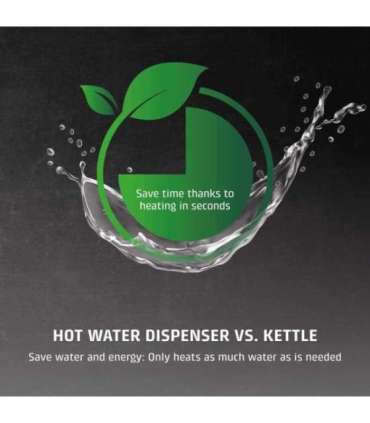 Caso Turbo hot water dispenser HW 620 Water Dispenser 2600 W 2.5 L Plastic/Stainless Steel Black/Stainless