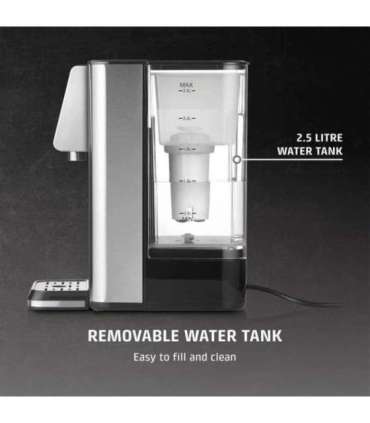Caso Turbo hot water dispenser HW 620 Water Dispenser 2600 W 2.5 L Plastic/Stainless Steel Black/Stainless